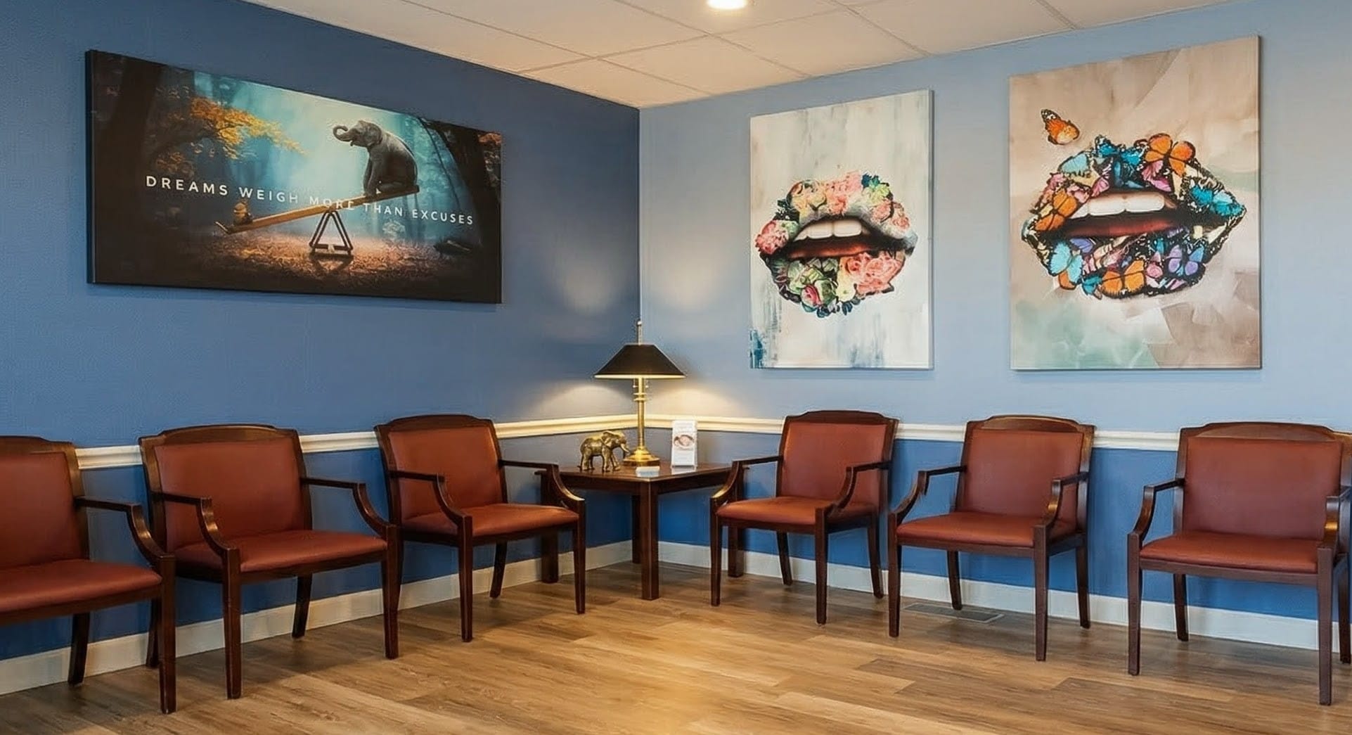 The Smile Method dental office lobby — Gahanna and Upper Arlington, Ohio